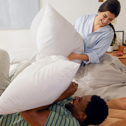 Casper Sleep Original Pillow, Standard Size – Medium Soft Feel, Down-Alternative Fill, Supports Side, Back & Stomach Sleepers, Neck Pain Relief, Machine Washable