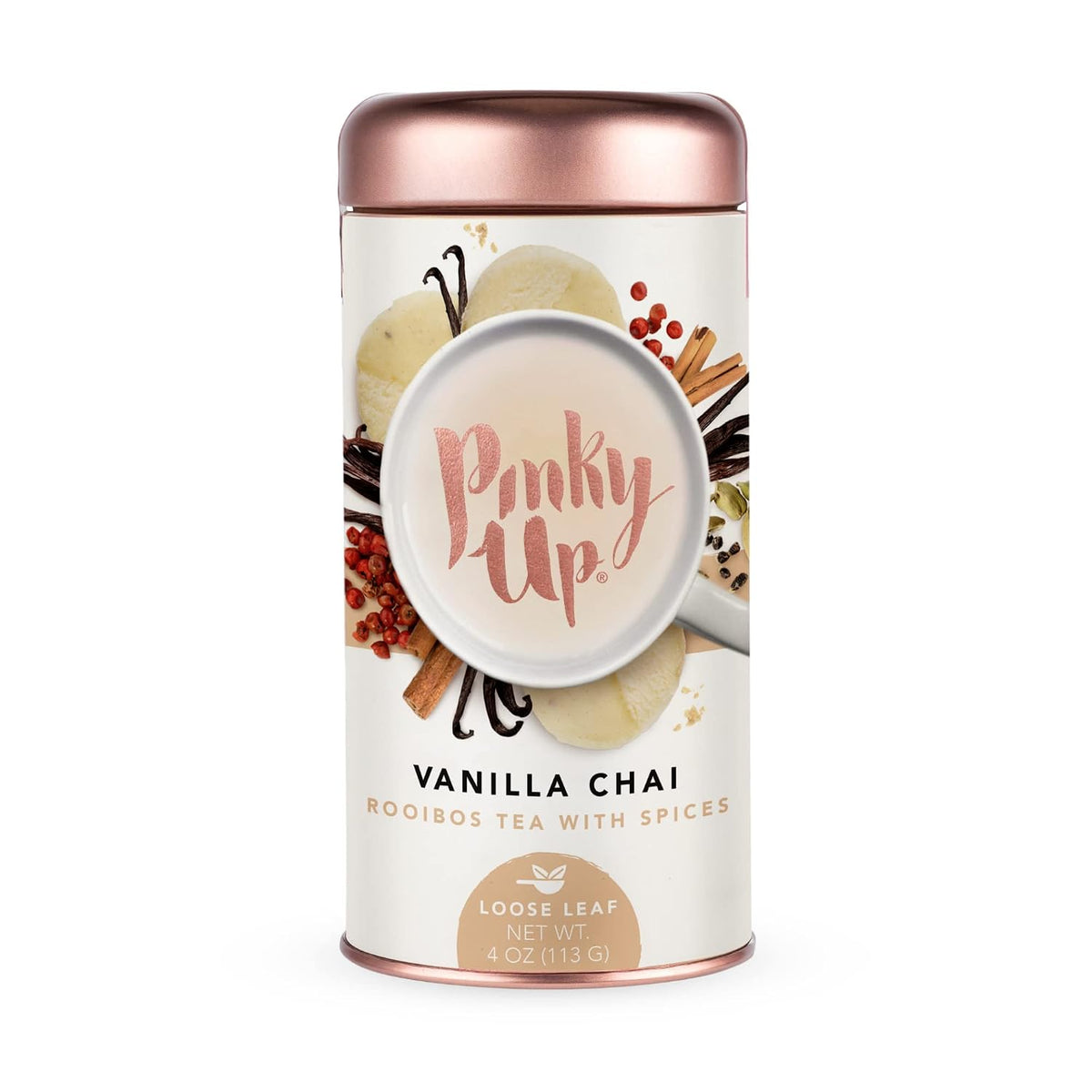 Pinky Up Loose Leaf Tea Sampler Set - Calorie Free Single Serving Loose Leaf Herbal Tea Variety Gift Pack, 15 Pouches