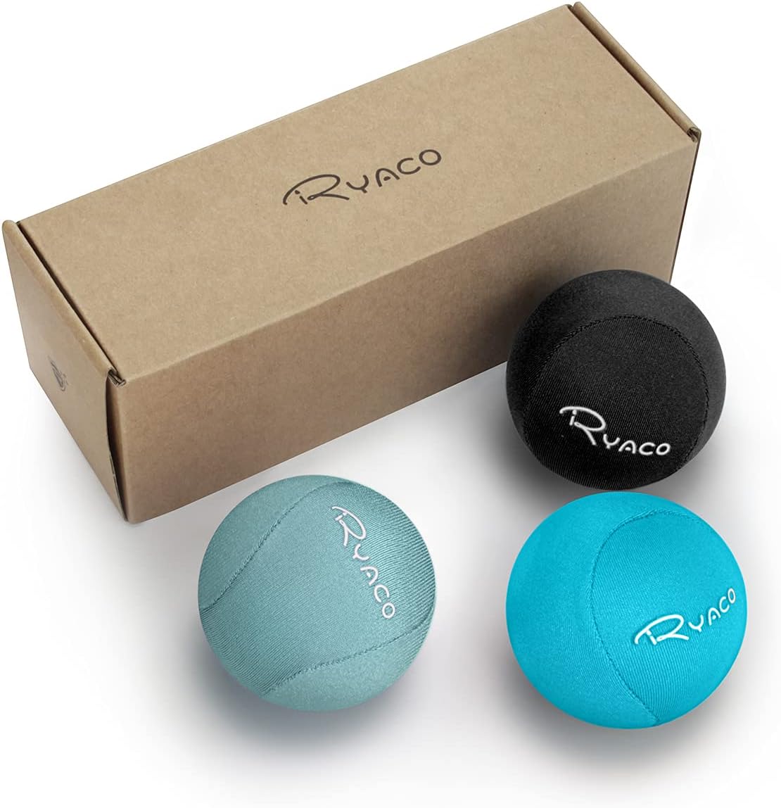 Ryaco Stress Balls for Adults, Balls for Hand Therapy, Relief Anxiety Stress Ball, Physical Therapy Fidget Stress Ball, Hand Exercise Ball for Grip Strength, Tri-Density Stress Balls