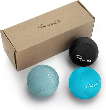 Ryaco Stress Balls for Adults, Balls for Hand Therapy, Relief Anxiety Stress Ball, Physical Therapy Fidget Stress Ball, Hand Exercise Ball for Grip Strength, Tri-Density Stress Balls