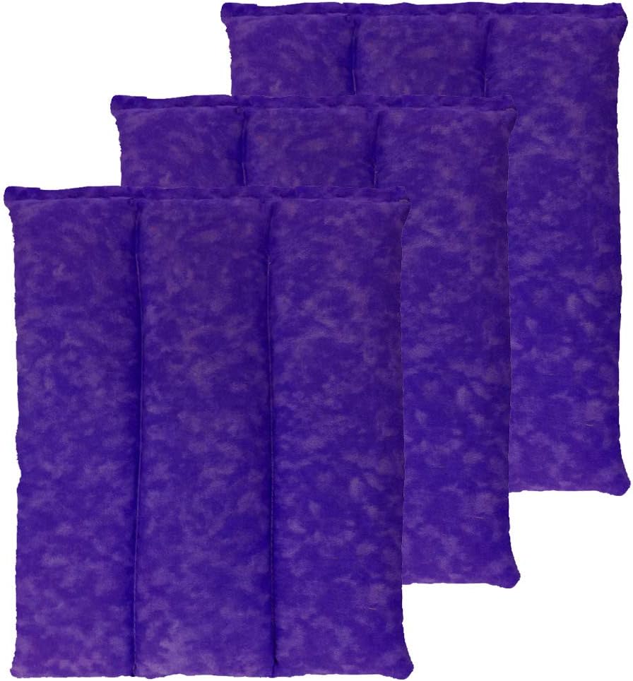 Nature Creation Microwaveable Herbal Heating Pad for Lumbar - Soothing Hot & Cold Therapy Pack for Lower Back- Soothing Relaxation, Warmth and Comfort - Lavender Flowers