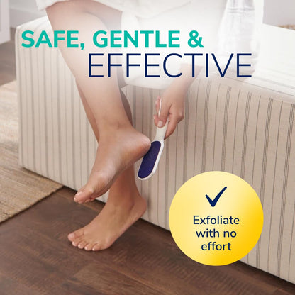 Dr. Scholl's Hard Skin Remover Nano Glass Foot File - Dead Skin & Foot Callus Remover, Long Lasting Buffer, Soft Smooth Feet