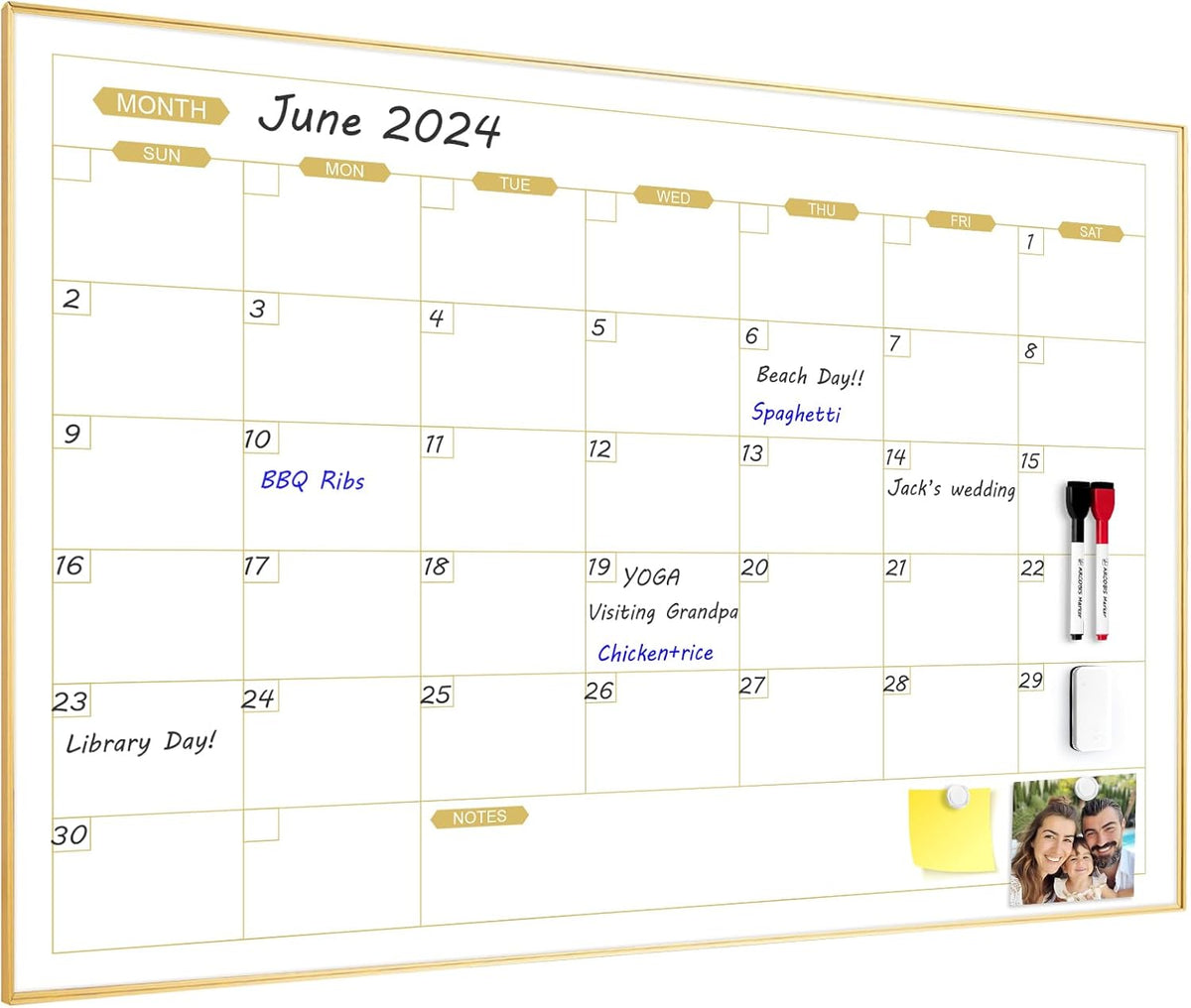 ARCOBIS Monthly Calendar Whiteboard