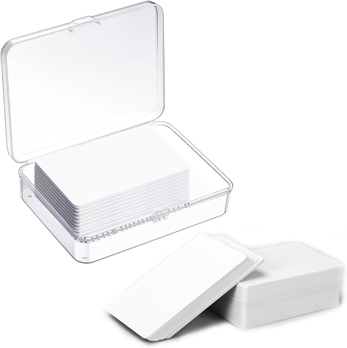 Origin-Joy NFC Cards, NTAG215 Blank Waterproof 85.5 x 54mm NFT Chips, Programmable & Rewritable, Compatible with Amiibo, TagMo, iOS & Android Devices (White)