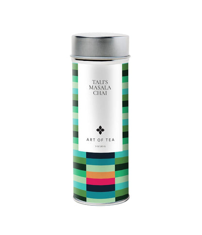 Art of Tea Organic French Lemon Ginger 1.5oz Loose Leaf Tea Tin, Caffeine Free Herbal Tea, Organic Rooibos & Lemongrass Ginger Tea, Premium Loose Leaf Herbal Tea for Relaxation & Digestion