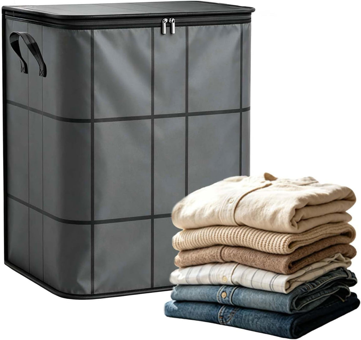 XXL Foldable Storage Bag with Reinforced Handles (3)