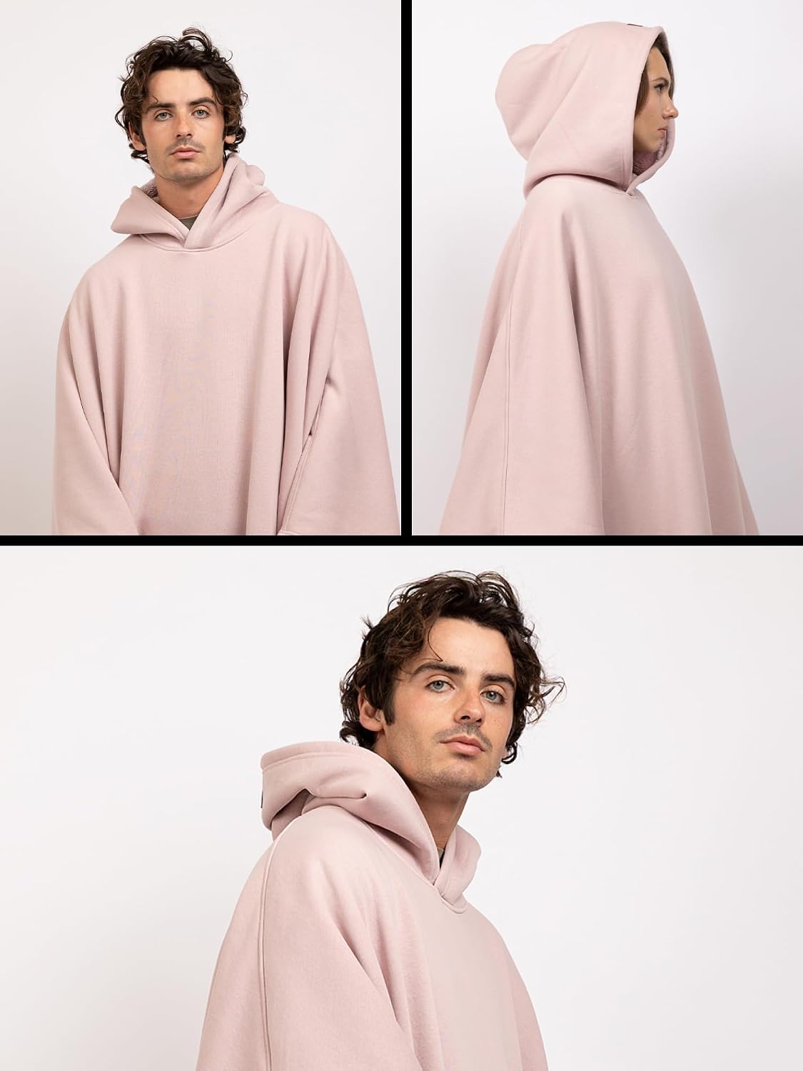 FREE THE SHEEP Eden Hoodie – Oversized Weighted Hoodie Cloak with Ultra-Soft Faux Fur Liner