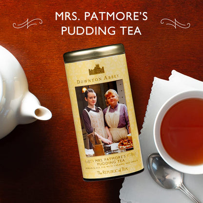 The Republic of Tea Downton Abbey Mrs. Patmore's Pudding Black Tea, 36 Ct