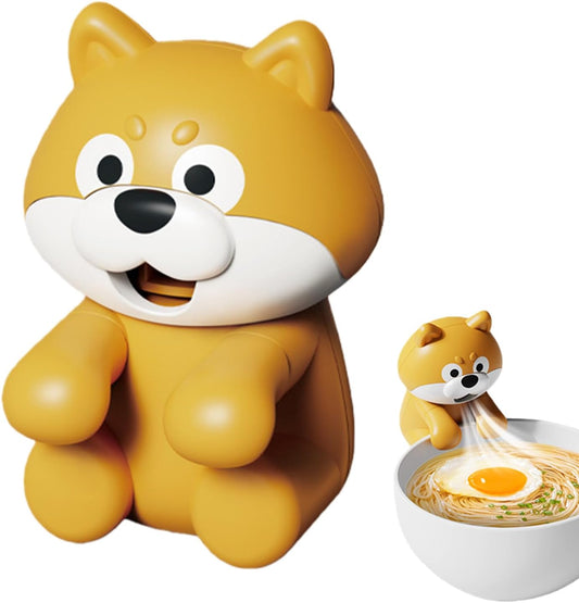 Small Clip On Fan | Mini Air-Blowing Portable Personal Gadget | Dog Shape Portable Clip Fans - for Hot Water Soup Food Cups Mugs Eating Office