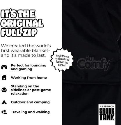 THE COMFY Original | From Shark Tank | Patented | Oversized Sherpa Wearable Blanket Hoodie| Gift for Women & Men | One Size