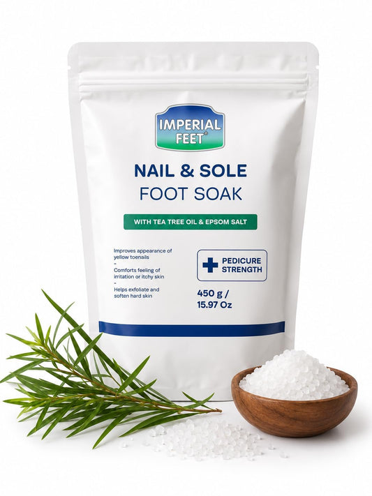 Imperial Feet Epsom Foot Soak – Callus Softening and Relaxing 16oz