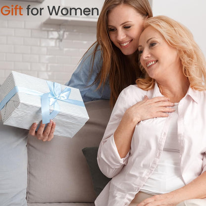 Heating Pad for Back Pain & Period Cramps Relief, 9 Heat Settings Electric Heating Pad for Neck & Shoulder, Auto Shut Off, Soft Machine Wash Fabric, Gifts for Mom, Women, 12''x24'', Gray