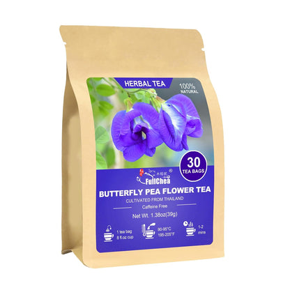 FullChea - Hibiscus Tea Bags, 50 Teabags, 2g/bag - Premium Hibiscus Flower Tea Bag - Cultivated From Nigeria - Non-GMO - Caffeine-free - Rich in Antioxidants & Support Digestion