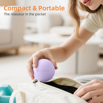 Massage Lacrosse Balls for Myofascial Release, Trigger Point Therapy and Yoga Therapy, Foot Massage Ball to Relieve Plantar Fasciitis Black