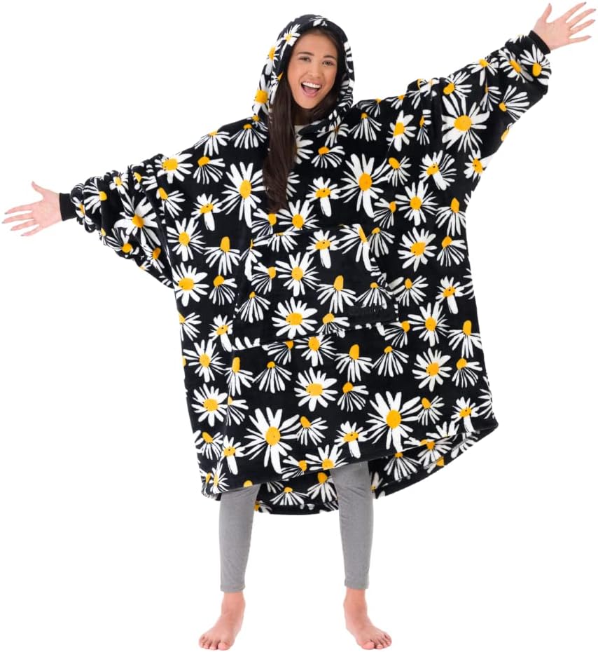 THE COMFY Dream | From Shark Tank | Patented | No Sherpa | Light Wearable Blanket Hoodie | Gift for Women & Men | One Size