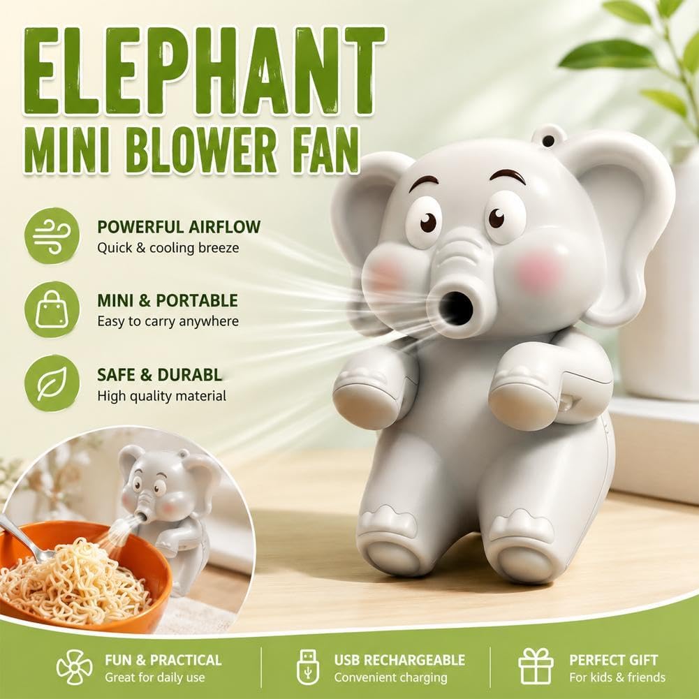 Cooling Clip-On Mini Fan for Cup & Bowl
