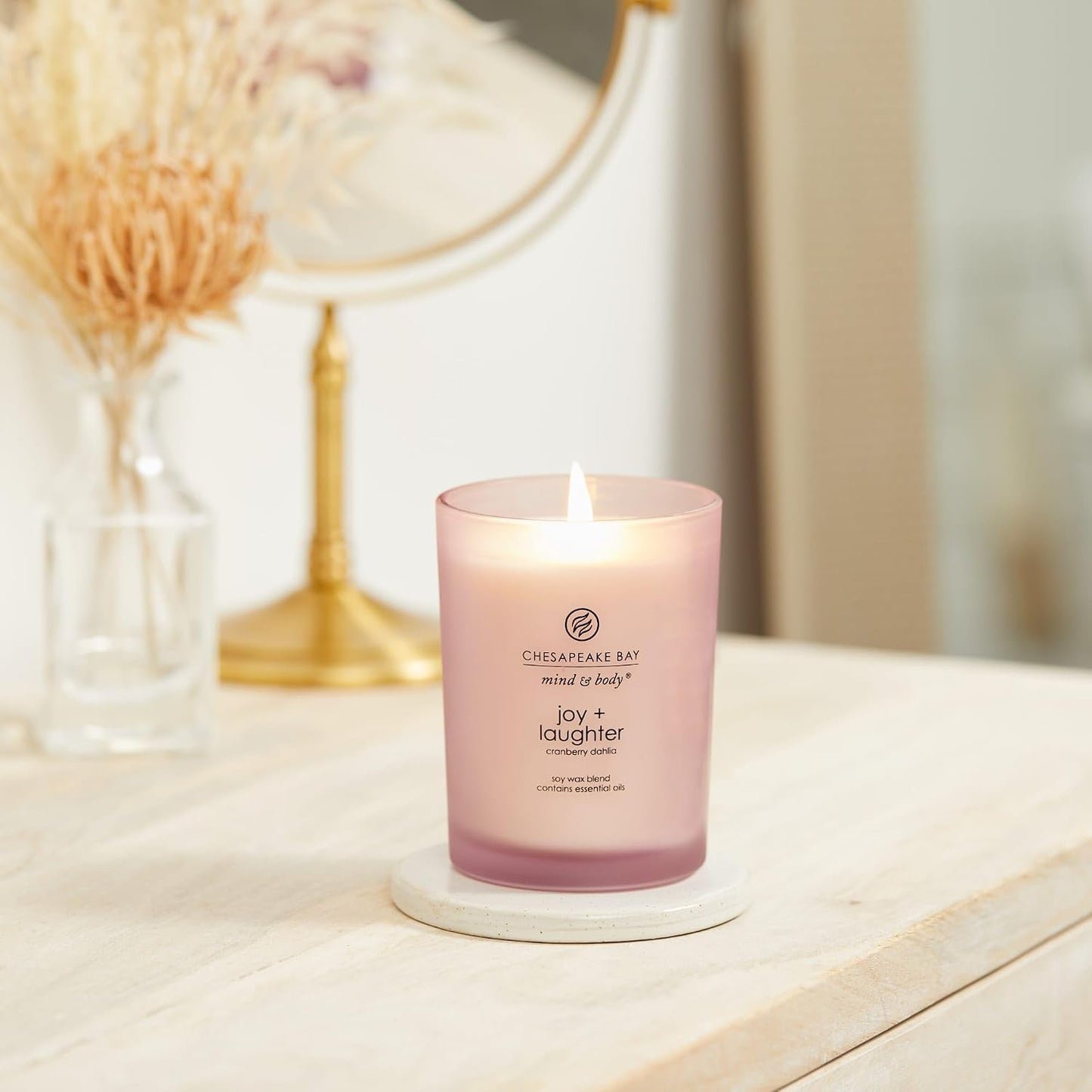 Chesapeake Bay Candle Scented Candle Serenity + Calm (Lavender Thyme) Coffee Table Home Décor