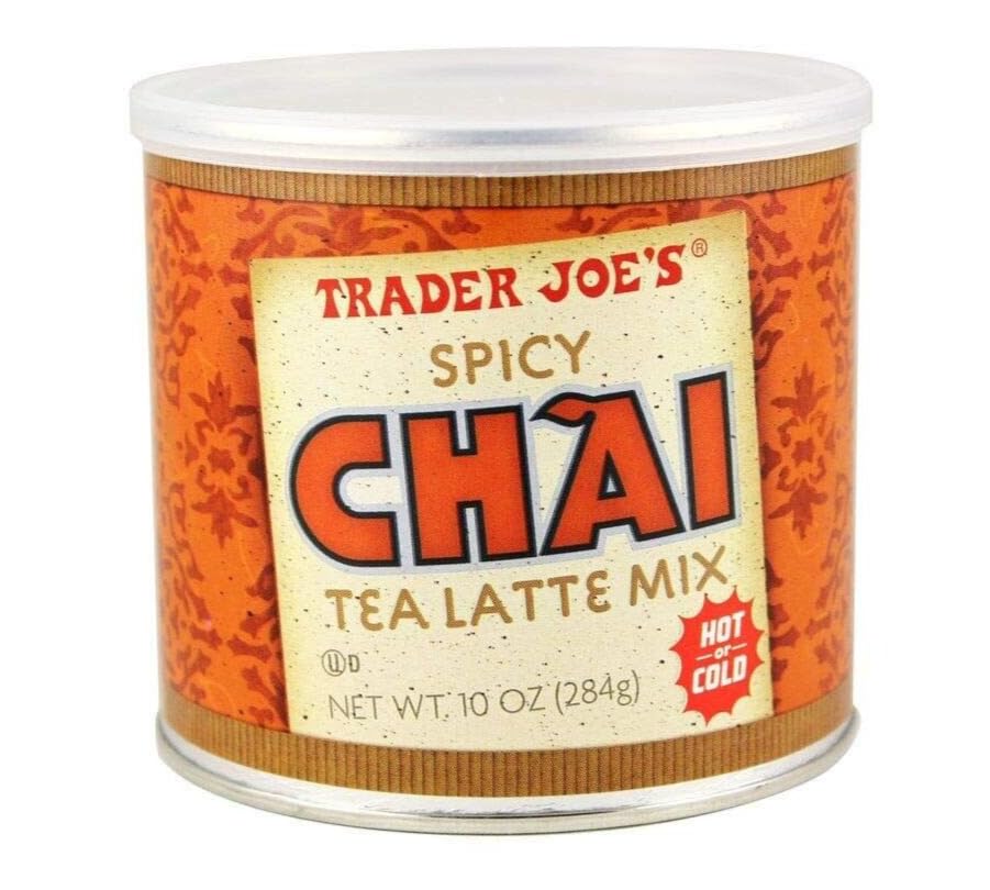 Trader Joe’s Spicy Chai Tea Latte Mix, 10 oz (284g) Hot and Cold