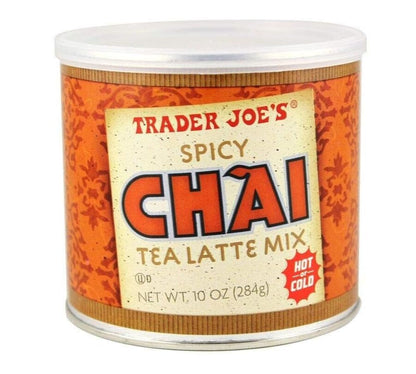 Trader Joe’s Spicy Chai Tea Latte Mix, 10 oz (284g) Hot and Cold
