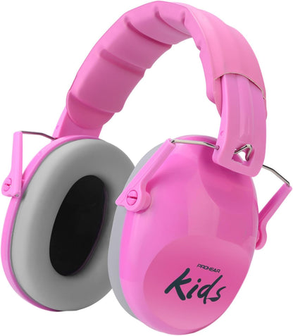 PROHEAR 032 Kids Ear Protection – Ear Muffs for Noise Reduction, 25NRR Noise Cancelling Headphones for Kids,Toddlers, Autism, Sensory Use, Hearing Protection – Orange