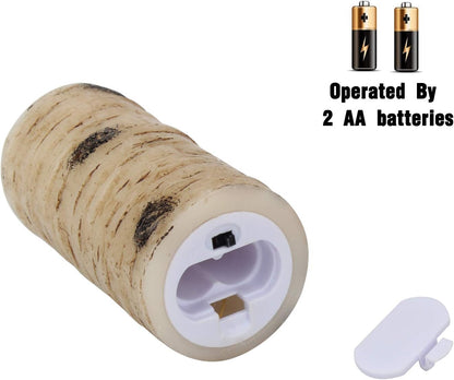 Vinkor Flameless Candles Battery Operated Candles Real Wax Pillar LED Candles with 10-Key Remote and Cycling 24 Hours Timer (Ivory 4" 5" 6" 7" 8" 9")