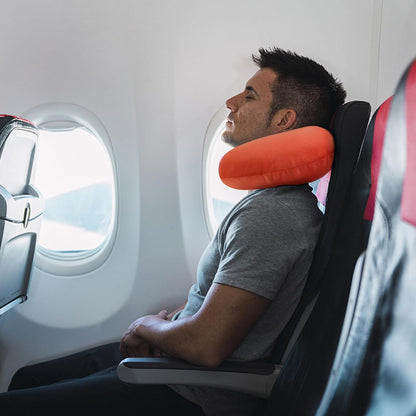 Neck Pillows for Sleeping Travel Pink Travel Pillow Comfortable U Shape Memory Foam Pillows Neck and Head Support Portable Travel Neck Pillow Suitable for Planes, Trains, Self-Driving Cars