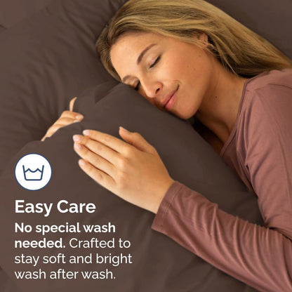 Standard Pillow Cases Set of 10 - Ultra Soft Hotel Quality Pillowcase Covers - Comfy, Cozy & Wrinkle Free - Shrink, Stain and Fade Resistant - Machine Washable Pillow Protectors - 10 Pcs Set - White - Colors A