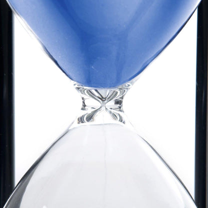 60 Minutes Hourglass, Wood Sand Timer, White | 4 x 4 x 8 inch Sand Clock