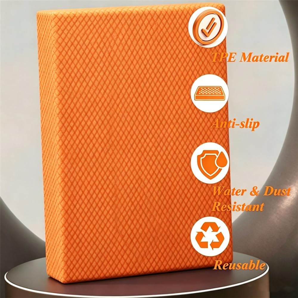 High-Density Balance Pad, Extra Large Balance Pad for Physical Therapy, TPU Foam Balance Board for Rehabilitation Stability Workout Knee and Ankle Exercise