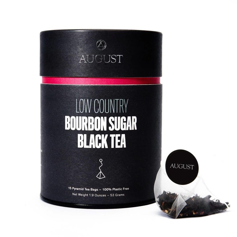 August Uncommon Low Country Bourbon Sugar Black Tea (15 Bags)