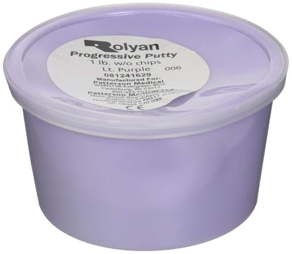 Sammons Preston Progressive Putty for Physical Therapeutic Hand Exercises, Flexible Putty for Finger and Hand Recovery and Rehabilitation, Occupational Therapy, 2.5 oz. with 4 Progress Chips