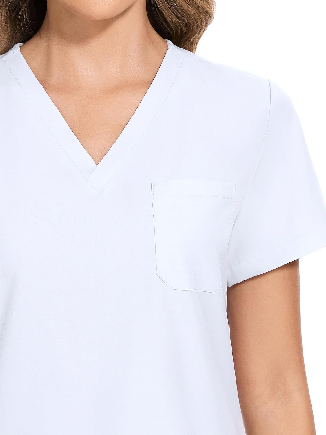 COZYFIT Scrubs for Women Set - Stretch V-Neck Scrub Top & Jogger Pant with 8 Pockets COZY SCRUBS - Colors A