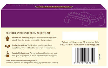 Celestial Seasonings Herbal Tea, Wild Berry Zinger, 20 Count (Pack of 3)