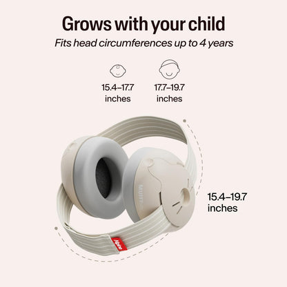 Alpine Muffy Baby Ear Protection for Babies and Toddlers up to 36 Months - CE & ANSI Certified - Noise Reduction Earmuffs - Comfortable Baby Headphones Against Hearing Damage & Improves Sleep - Blush