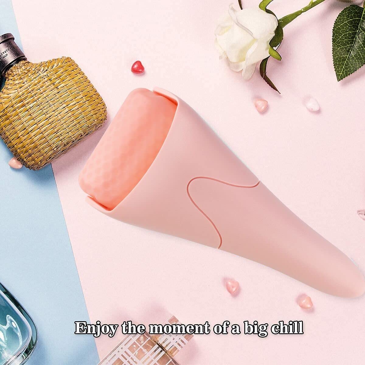 Fronnor Ice Roller for Face,Eyes,Facial Massager Tool,Soothing Skin Care Tool,Cooling Skincare Device for Puffiness,At-Home Spa Gift for Women