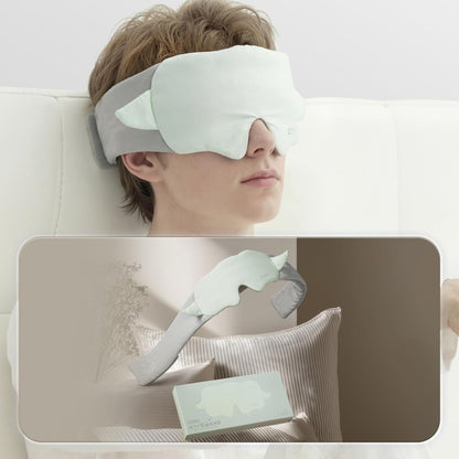 Sleep Mask 100% Mulberry Silk, Misty Blue