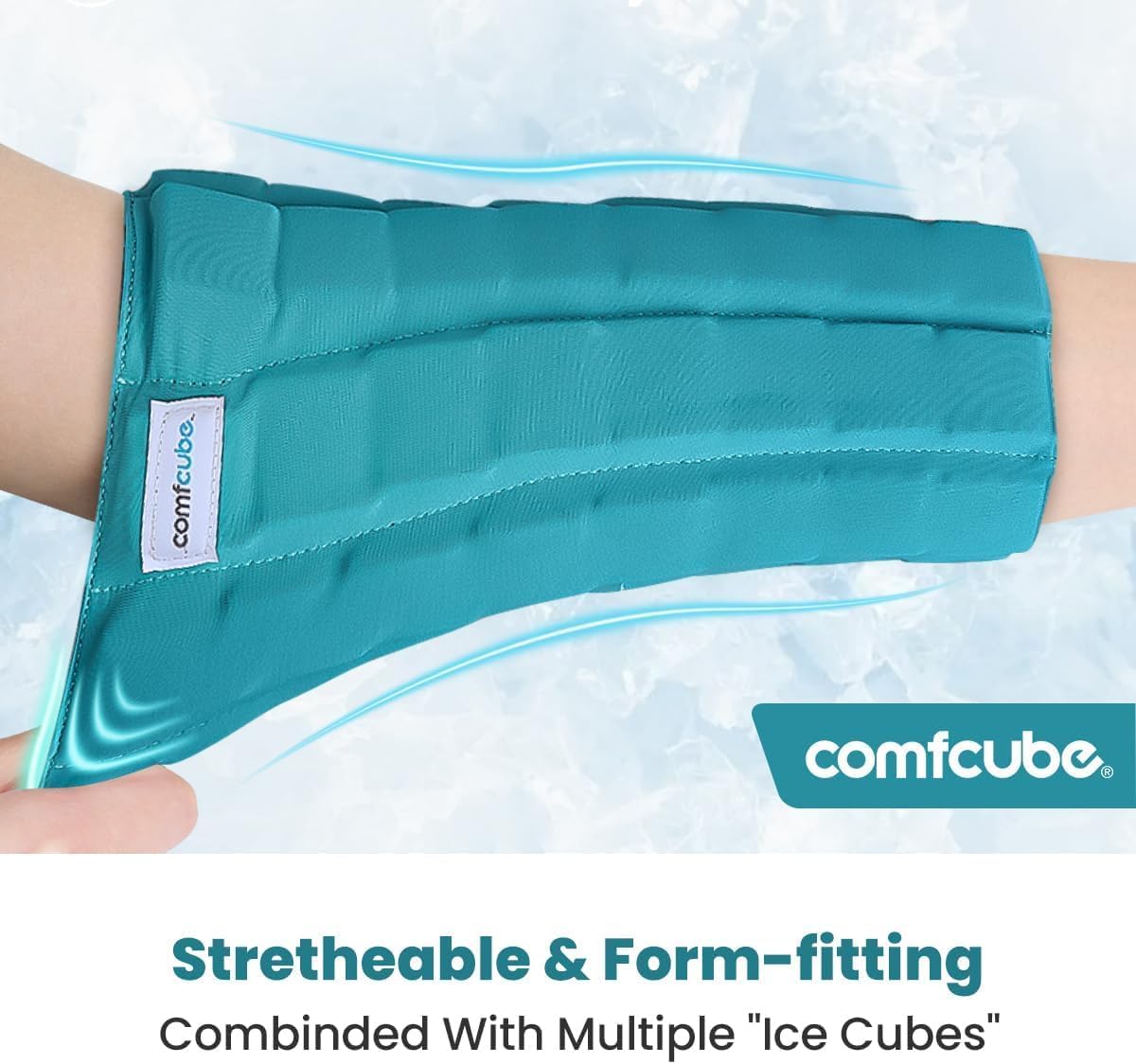 Neck Ice Pack Wrap for Cervical Pain, 2 Hours Long Lasting Cold