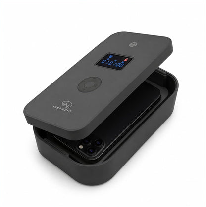 Mindsight Personal Timed Lock Box | Beat Everyday Temptations & Screen Time | 3 Commitment Modes | Fits 1 Phone with Standard Case | Charges While Locked | Out of Sight, Out of Mind