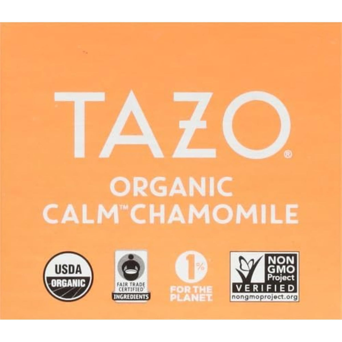 TAZO Calm Chamomile Herbal Tea Bags, Caffeine Free Blend, 16 Total Tea Bags