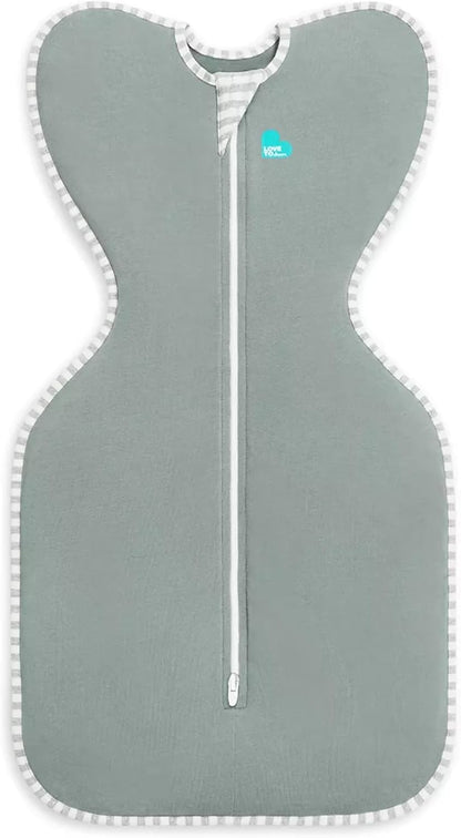 Love to Dream Swaddle UP, Baby Sleep Sack, Self-Soothing Swaddles for Newborns, Get Longer Sleep, Secure Fit Helps Calm Startle Reflex, New Born Essentials for Baby, 1.0 TOG, 13-19 lbs, Deep Olive