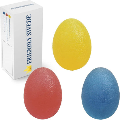 The Friendly Swede Stress Balls for Adults, Different Resistance Levels