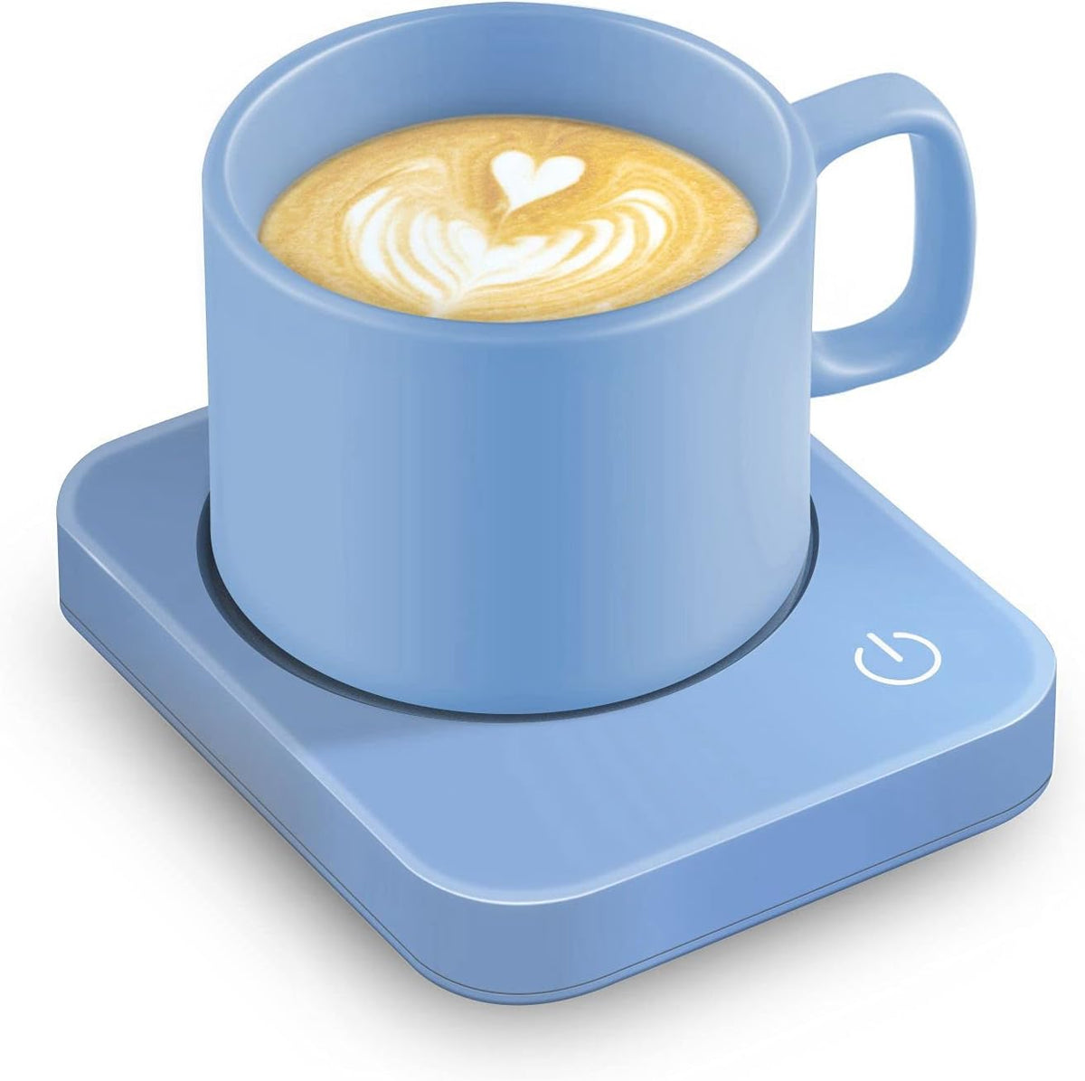 VOBAGA Coffee Mug Warmer for Desk with Auto Shut Off & 3-Temp Settings, Coffee Cup Warmer with Smart Safety Alert Home Office Accessory, Perfect for Coffee, Tea, Milk (Mug for Display)