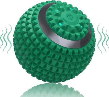 Vibrating Massage Ball 4-Speed High-Intensity Fitness Yoga Massage Roller, Relieving Muscle Tension Pain & Pressure Massaging Balls (Black)
