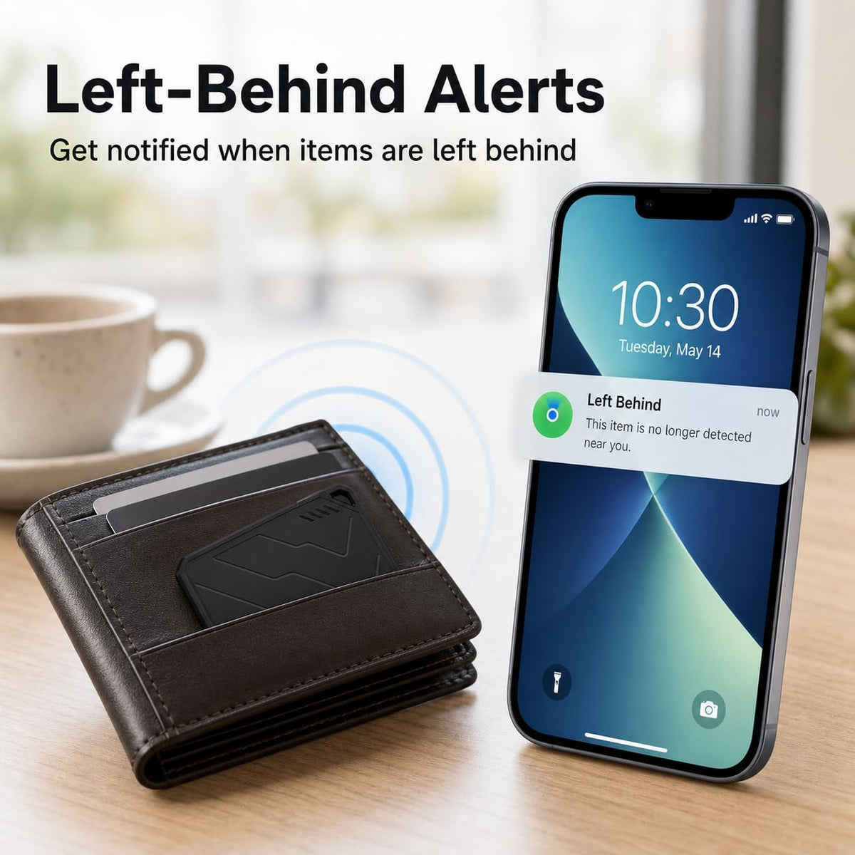 Ablink Wallet Tracker Card, Works with Apple Find My, MFi Certified