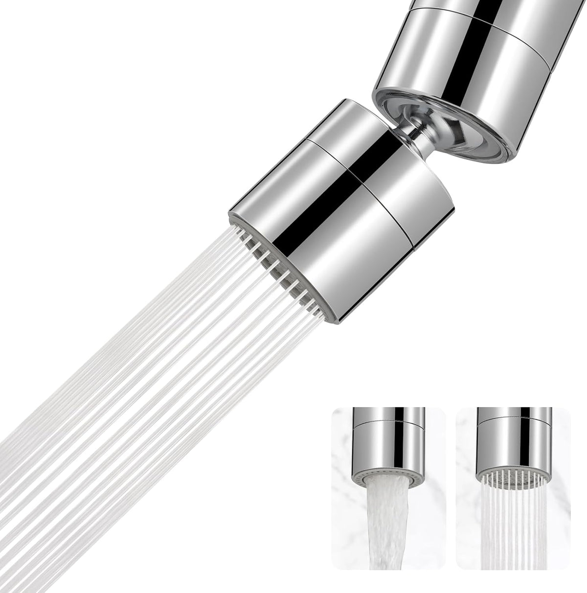 Hibbent NSF/ANSI/CAN 61 & cUPC Certified Faucet Aerator, Chrome