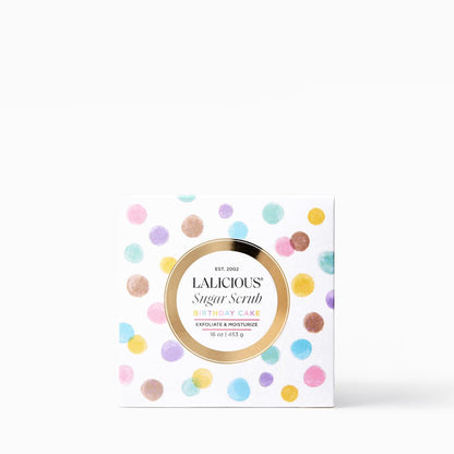 LALICIOUS Endless Summer Exfoliating & Moisturizing Body Scrub | Sugar & Coconut Oil | Pre-Shave Scrub for Ingrown Hairs & Razor Bumps | Gently Buffs & Smooths Sensitive Skin | No Parabens Large 16oz