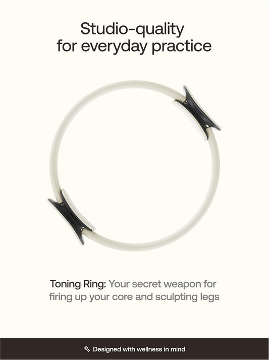 BetterMe Toning Pilates Ring – Magic Circle Pilates Ring for Strength & Flexibility – 15 Inch Fitness Ring for Home Pilates & Yoga Workouts