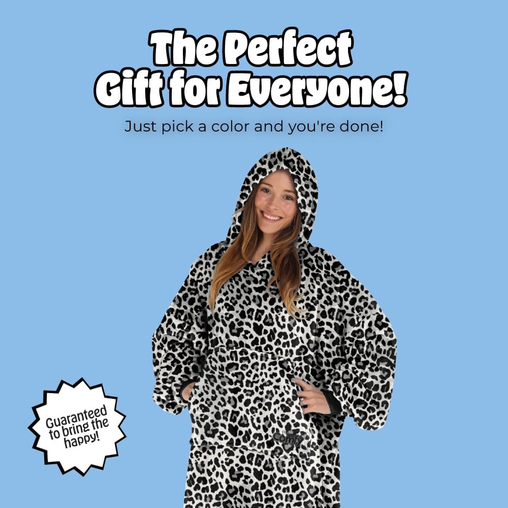 THE COMFY Dream | From Shark Tank | Patented | No Sherpa | Light Wearable Blanket Hoodie | Gift for Women & Men | One Size