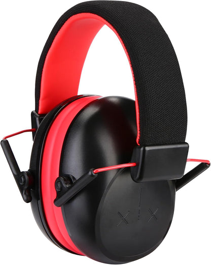 ProCase Kids Noise Cancelling Headphones, Kids Ear Protection Monster Jam Truck, Fireworks Hearing Protection Noise Reduction, Noise Canceling Earmuffs for Sensory Autism Toddler Children -Red