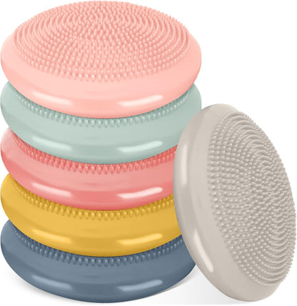 Amylove 6 Pcs Wiggle Seat Inflated Wobble Cushion for Sensory Kid 13 Inch Balance Disc Kids Flexible Seating Exercise Sensory Pad Chair Cushion for Classroom Office School (Bright)